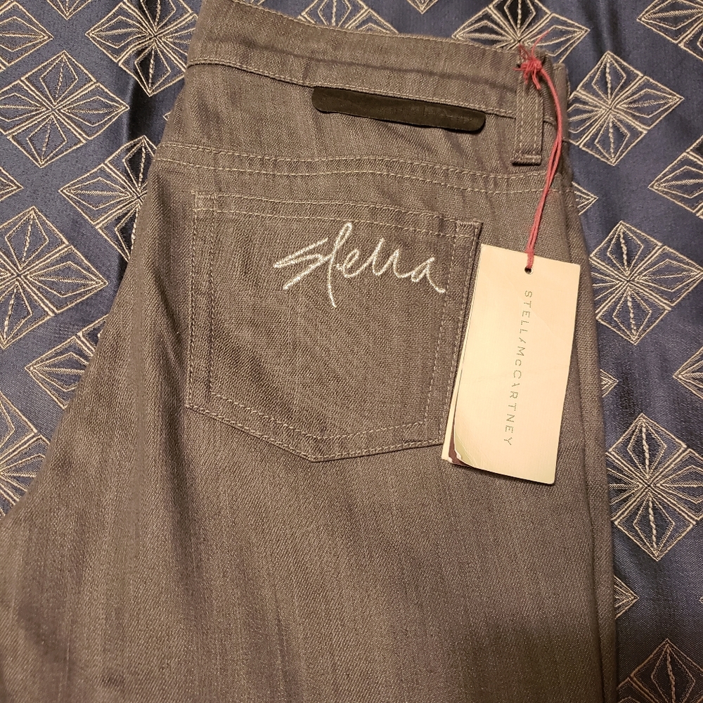 New Stella McCartney  straight  leg low jeans 27